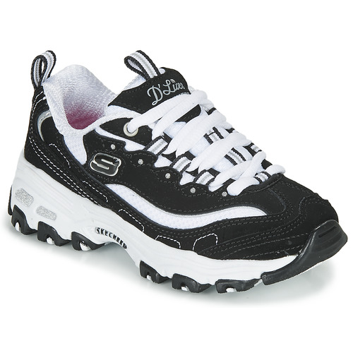skechers d lite blanche
